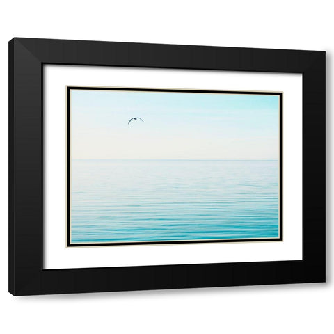 Seascape Photo VI Black Modern Wood Framed Art Print with Double Matting by McLoughlin, James