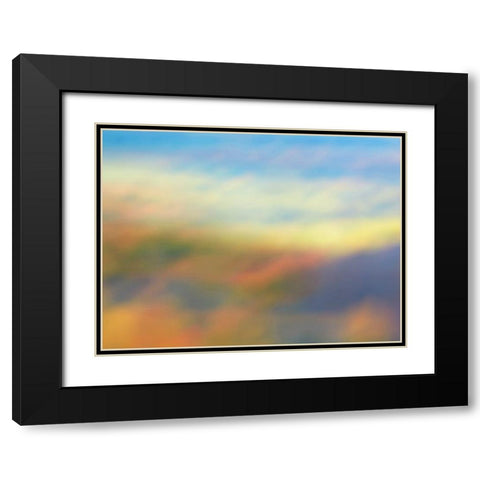 Soft Landscape I Black Modern Wood Framed Art Print with Double Matting by McLoughlin, James