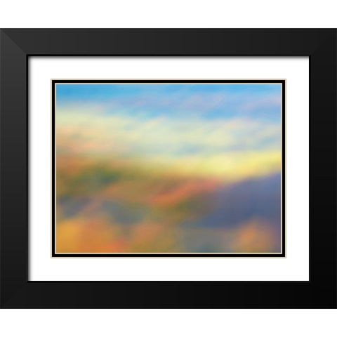 Soft Landscape I Black Modern Wood Framed Art Print with Double Matting by McLoughlin, James