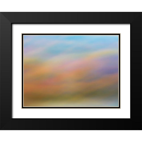 Soft Landscape III Black Modern Wood Framed Art Print with Double Matting by McLoughlin, James