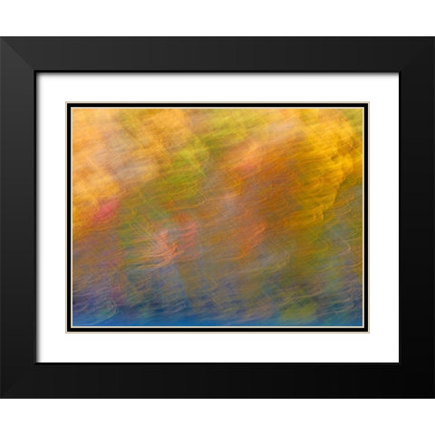 Soft Landscape XI Black Modern Wood Framed Art Print with Double Matting by McLoughlin, James