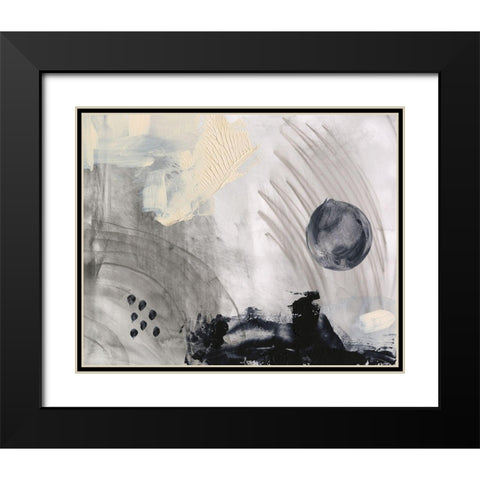 Astral Plane II Black Modern Wood Framed Art Print with Double Matting by Green, Jacob