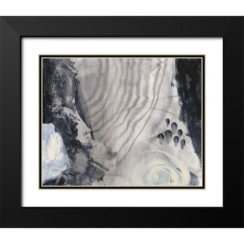 Astral Plane III Black Modern Wood Framed Art Print with Double Matting by Green, Jacob
