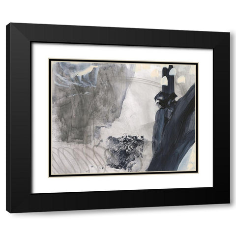 Astral Plane IV Black Modern Wood Framed Art Print with Double Matting by Green, Jacob