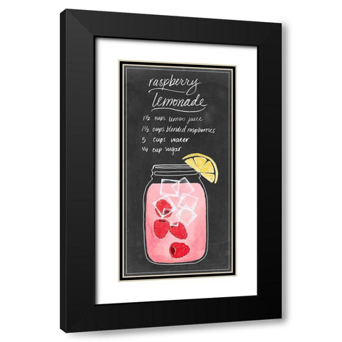 Summer Drinks V Black Modern Wood Framed Art Print with Double Matting by Popp, Grace