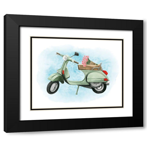 Venice Voyage II Black Modern Wood Framed Art Print with Double Matting by Popp, Grace