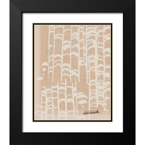 Dry Grass I Black Modern Wood Framed Art Print with Double Matting by Wang, Melissa