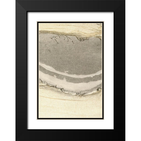 Flux I Black Modern Wood Framed Art Print with Double Matting by Lam, Vanna