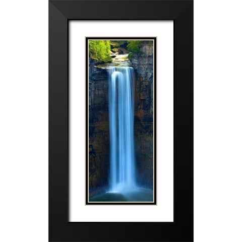 Vertical Water VII Black Modern Wood Framed Art Print with Double Matting by McLoughlin, James