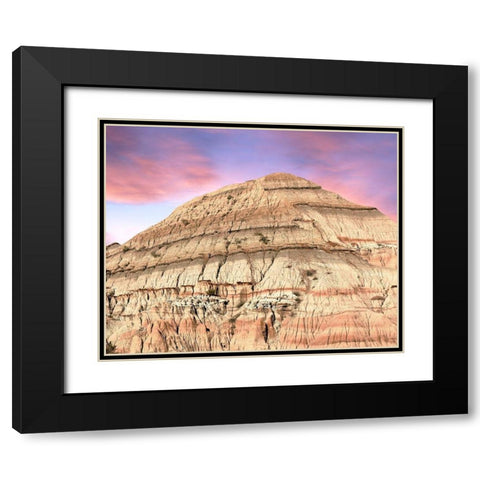 Badlands I Black Modern Wood Framed Art Print with Double Matting by McLoughlin, James