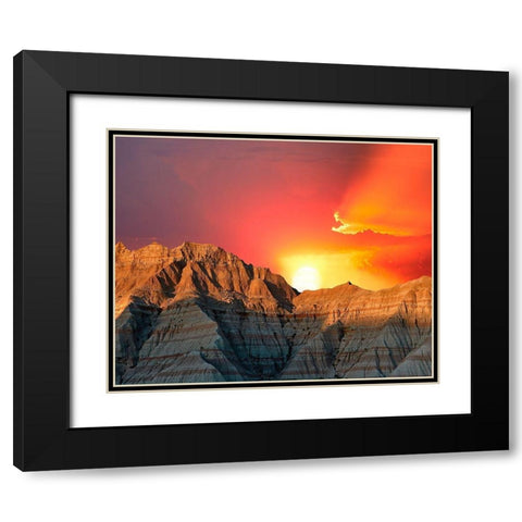 Western Landscape Photo VI Black Modern Wood Framed Art Print with Double Matting by McLoughlin, James