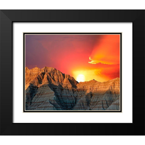 Western Landscape Photo VI Black Modern Wood Framed Art Print with Double Matting by McLoughlin, James