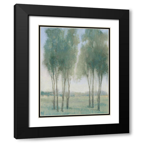 Tree Grove I Black Modern Wood Framed Art Print with Double Matting by OToole, Tim