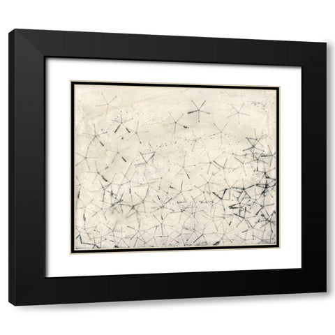 Shorelines Black Modern Wood Framed Art Print with Double Matting by Stramel, Renee W.