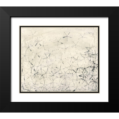 Shorelines Black Modern Wood Framed Art Print with Double Matting by Stramel, Renee W.