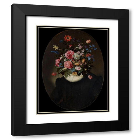 Flowering Masters I Black Modern Wood Framed Art Print with Double Matting by Popp, Grace