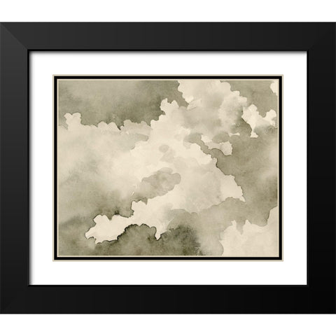 Antique Sky III Black Modern Wood Framed Art Print with Double Matting by Caroline, Emma