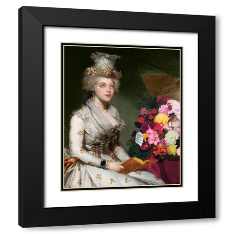 No Thanks II Black Modern Wood Framed Art Print with Double Matting by Popp, Grace