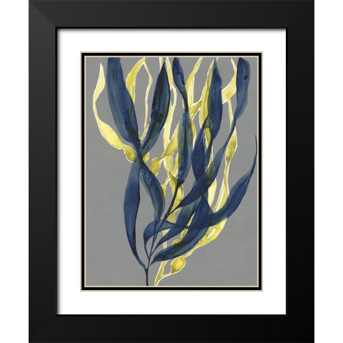 Kelp Embrace I Black Modern Wood Framed Art Print with Double Matting by Goldberger, Jennifer