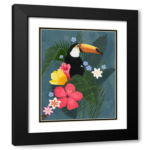 Tropical Wilderness I Black Modern Wood Framed Art Print with Double Matting by Popp, Grace