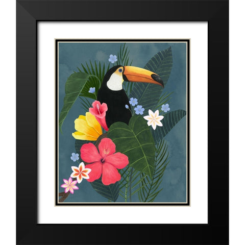Tropical Wilderness I Black Modern Wood Framed Art Print with Double Matting by Popp, Grace