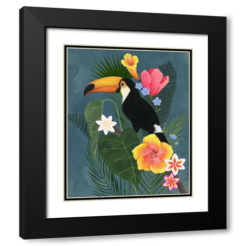 Tropical Wilderness II Black Modern Wood Framed Art Print with Double Matting by Popp, Grace