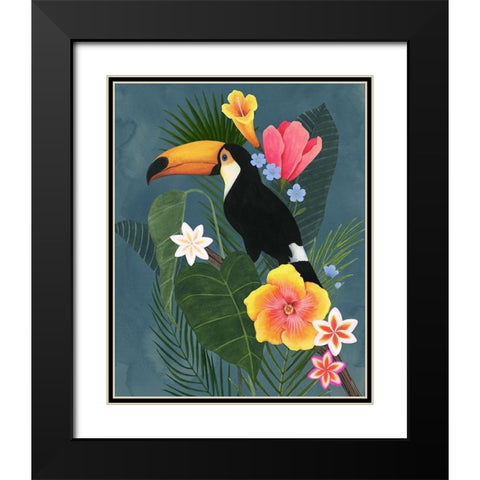 Tropical Wilderness II Black Modern Wood Framed Art Print with Double Matting by Popp, Grace