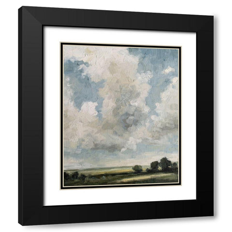 Gathering Clouds Black Modern Wood Framed Art Print with Double Matting by Parsons, Marian