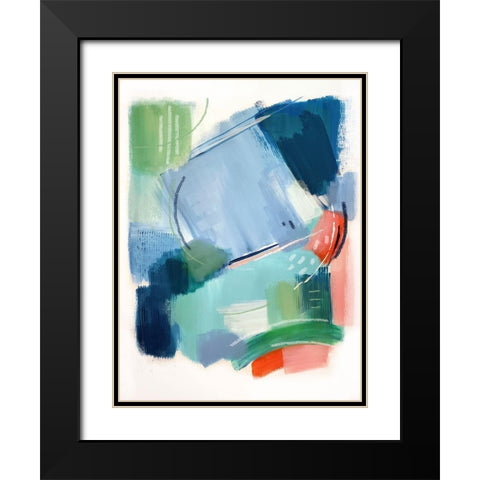 Lake House I Black Modern Wood Framed Art Print with Double Matting by Jerry, Alison