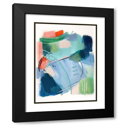Lake House II Black Modern Wood Framed Art Print with Double Matting by Jerry, Alison
