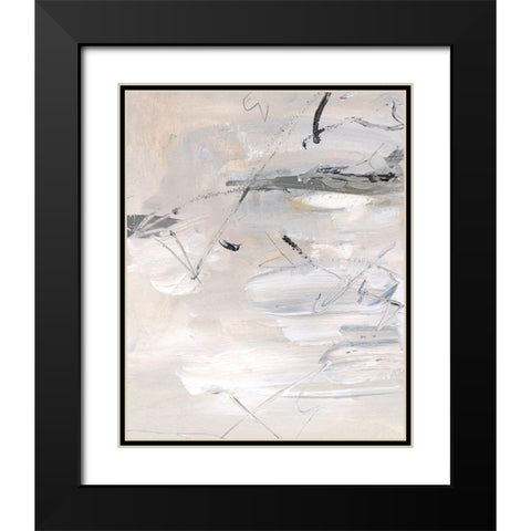 Ceramic Surface I Black Modern Wood Framed Art Print with Double Matting by Wang, Melissa