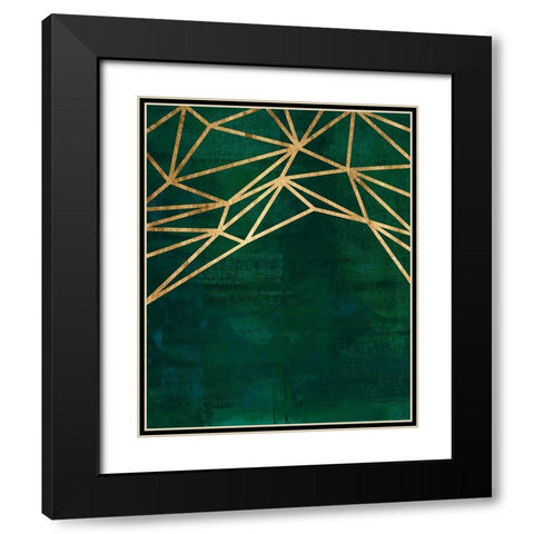 Jungle Web I Black Modern Wood Framed Art Print with Double Matting by Green, Jacob
