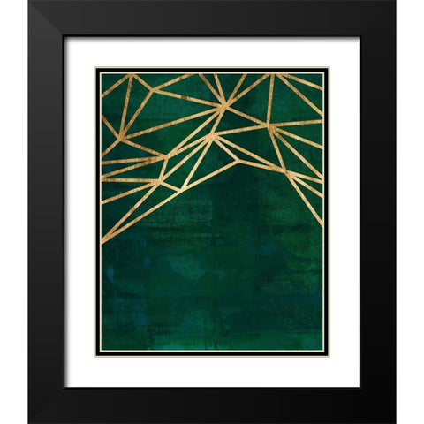 Jungle Web I Black Modern Wood Framed Art Print with Double Matting by Green, Jacob