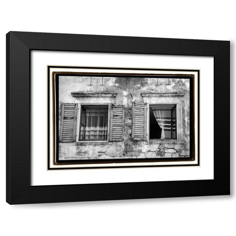 Catching the Breeze Black Modern Wood Framed Art Print with Double Matting by DeNardo, Laura