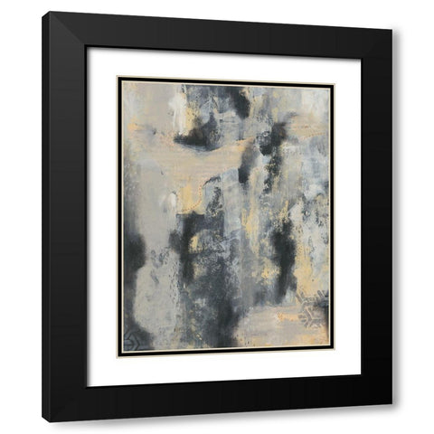 Oscuro II Black Modern Wood Framed Art Print with Double Matting by Moore, Regina