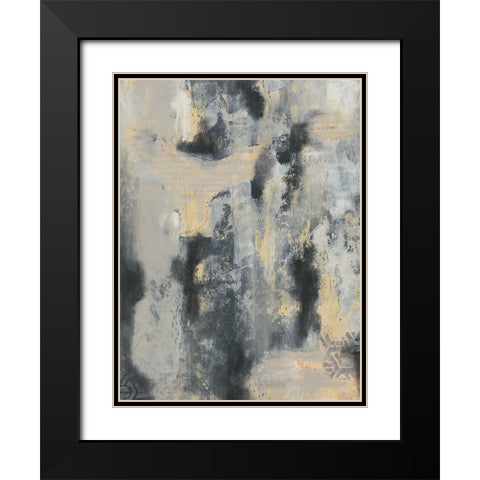 Oscuro II Black Modern Wood Framed Art Print with Double Matting by Moore, Regina