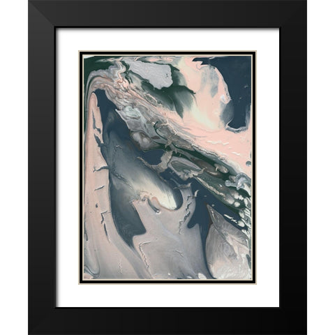 Sage Advice Abstract II Black Modern Wood Framed Art Print with Double Matting by Sizemore, Natalie