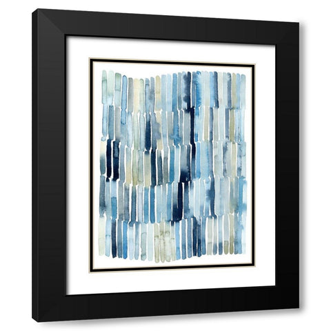Beach Wash I Black Modern Wood Framed Art Print with Double Matting by Popp, Grace