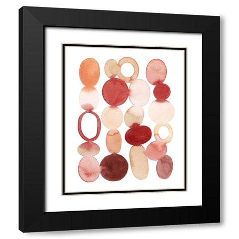 Organic Cairn II Black Modern Wood Framed Art Print with Double Matting by Popp, Grace