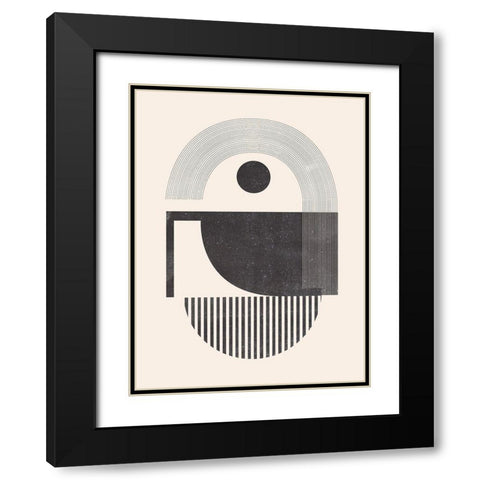 Unknown Space I Black Modern Wood Framed Art Print with Double Matting by Wang, Melissa