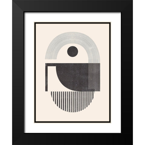 Unknown Space I Black Modern Wood Framed Art Print with Double Matting by Wang, Melissa