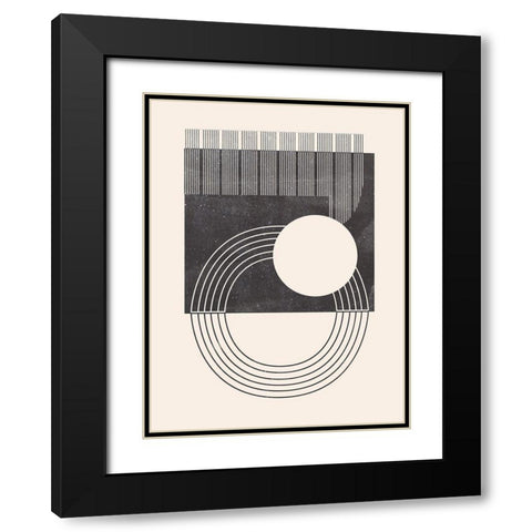 Unknown Space III Black Modern Wood Framed Art Print with Double Matting by Wang, Melissa