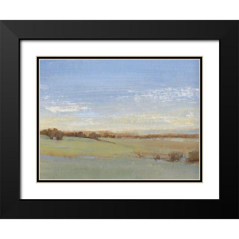 Soft Afternoon II Black Modern Wood Framed Art Print with Double Matting by OToole, Tim