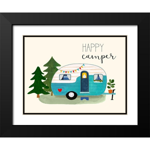 Roam Sweet Roam I Black Modern Wood Framed Art Print with Double Matting by Borges, Victoria