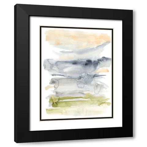 Crystallized Marsh II Black Modern Wood Framed Art Print with Double Matting by Goldberger, Jennifer