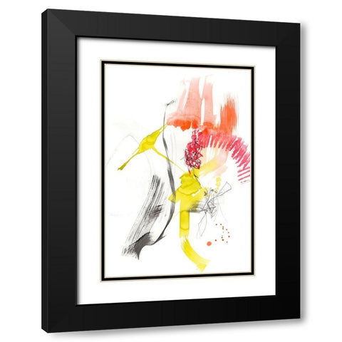 Swing Set II Black Modern Wood Framed Art Print with Double Matting by Goldberger, Jennifer