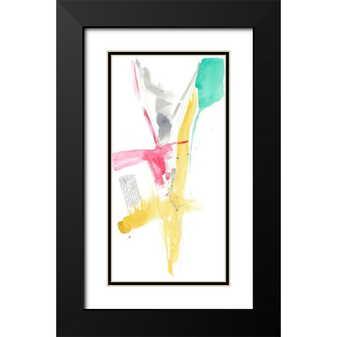 Neon Exploration I Black Modern Wood Framed Art Print with Double Matting by Goldberger, Jennifer