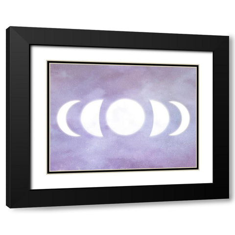 Celestia II Black Modern Wood Framed Art Print with Double Matting by Borges, Victoria