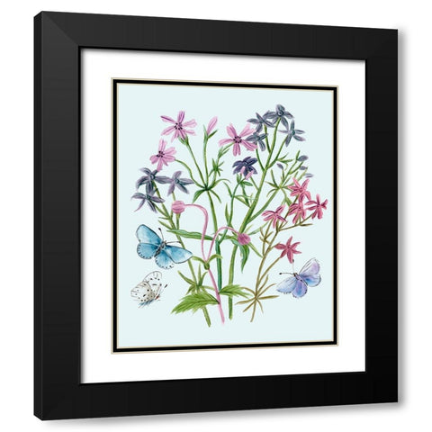 Wildflowers Arrangements II Black Modern Wood Framed Art Print with Double Matting by Wang, Melissa