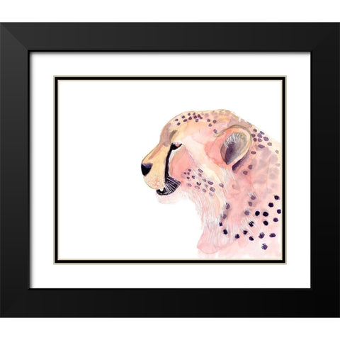 Sunset Safari VI Black Modern Wood Framed Art Print with Double Matting by Ludwig, Alicia